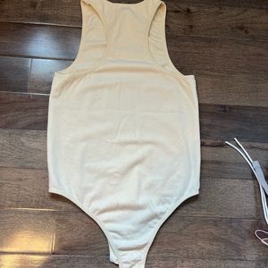 Zara yellow halter bodysuit